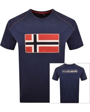 Napapijri S-Reflect T Shirt - Blue