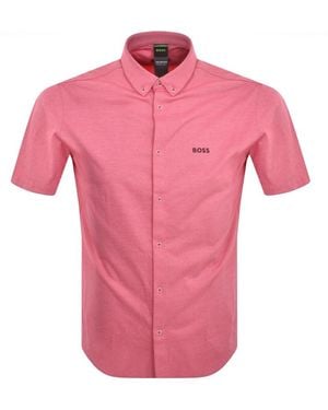 BOSS Boss Motion S Short Sleeved Shirt - Pink