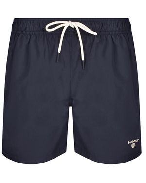 Barbour Staple Logo Swim Shorts - Blue