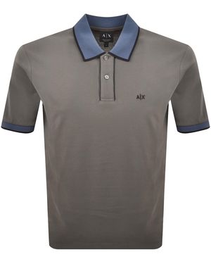 ARMANI EXCHANGE Polo T Shirt Falcon - Grey