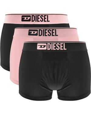 DIESEL Underwear Damien 3 Pack Trunks - Black