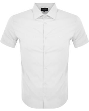 Armani Emporio Short Sleeved Shirt - White