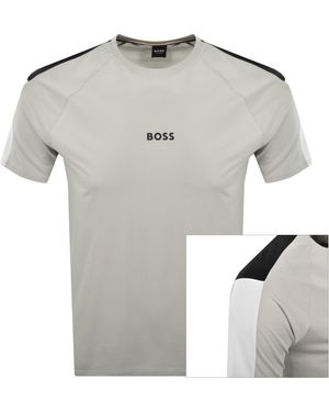 BOSS BUSINESS Boss Balance T Shirt Open - Grey