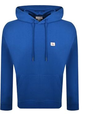 Calvin Klein Jeans Badge Hoodie - Blue