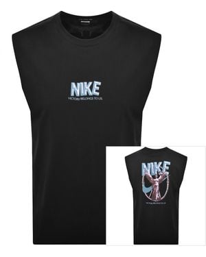 Nike Gym Life Vest T Shirt - Black