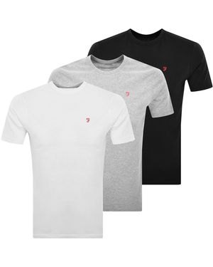 Farah Farah Merion 3 Pack T Shirts - Multicolour