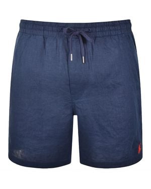 Ralph Lauren Linen Prepster Shorts - Blue