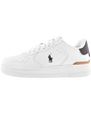 Ralph Lauren Masters Trainers - White