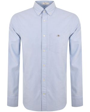 GANT Oxford Long Sleeved Shirt - Blue