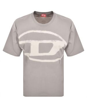 DIESEL T Boxt T Shirt - Grey