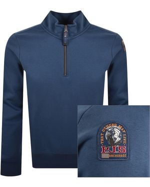 Parajumpers Broad Peak Zip Sweatshirt - Blue