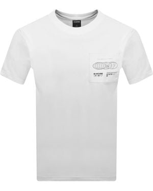 G-Star G-Star Applique T Shirt - White