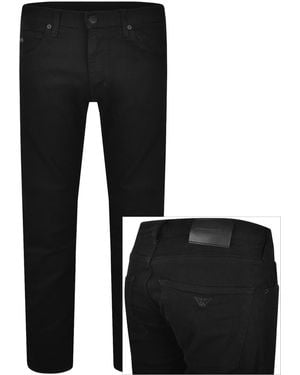 Armani Emporio J45 Regular Fit Jeans - Black