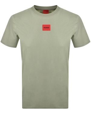HUGO Diragolino212 T Shirt Light - Green