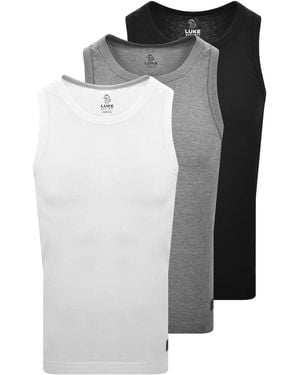 Luke 1977 Reco 2500 3 Pack Vests - Multicolour