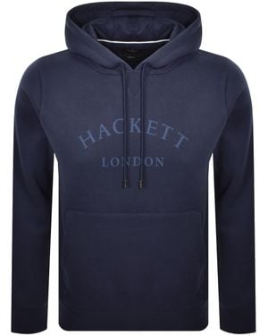 Hackett London Heritage Hoodie - Blue