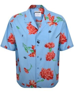 Moschino Short Sleeve Shirt - Blue