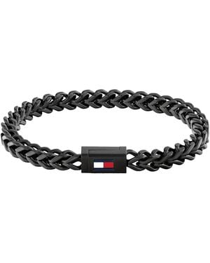 Tommy Hilfiger Braided Bracelet - Black