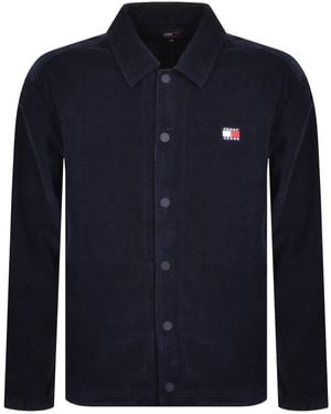 Tommy Hilfiger Logo Overshirt - Blue