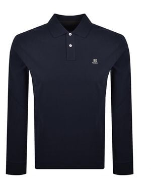 Hackett Heritage Small Logo Polo T Shirt - Blue