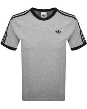 adidas Originals 3 Stripes T Shirt - Grey