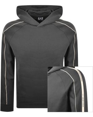 EA7 Emporio Armani Logo Hoodie - Grey