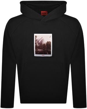 HUGO Deneb Polaroid Hoodie - Black