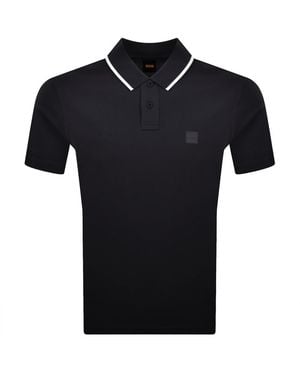 BOSS Boss Passerford Polo T Shirt Dark - Black