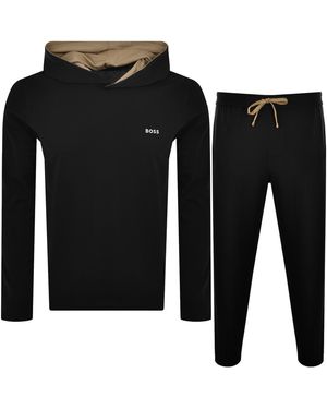 BOSS BUSINESS Boss Mix And Match Hooded Tracksuit - Black