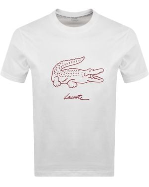 Lacoste Crew Neck T Shirt - White