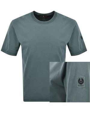 Belstaff Valley Garment Dye T Shirt - Blue