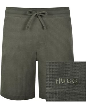 HUGO Austin Waffle Shorts - Green