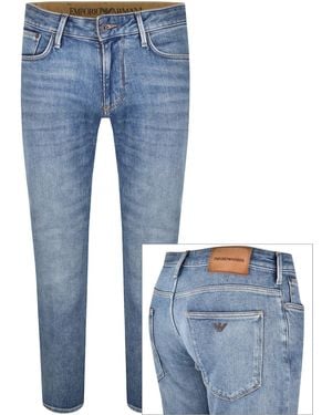 Armani Emporio J06 Slim Fit Jeans - Blue
