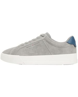 Tommy Hilfiger Court Suede Trainers Universal - Grey