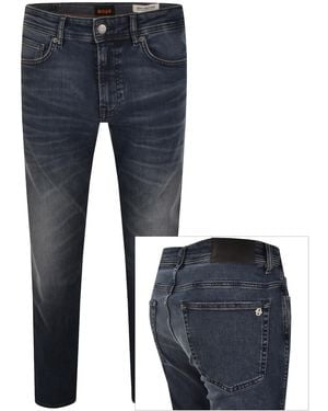 BOSS Boss Delaware Slim Fit Jeans - Blue