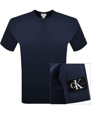 Calvin Klein Jeans Badge T Shirt - Blue