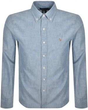 Ralph Lauren Long Sleeve Shirt - Blue