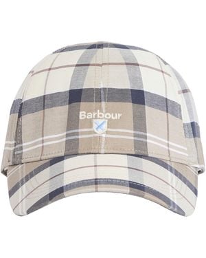 Barbour Tartan Sports Cap - Grey
