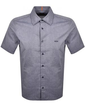 BOSS Boss Rash 2 Short Sleeved Shirt - Blue