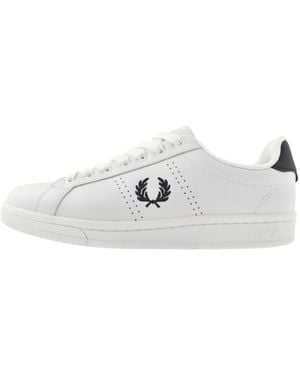 Fred Perry B721 Leather Sneakers - White