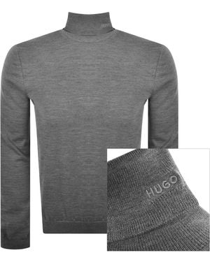 HUGO San Thomas Knit Jumper - Grey