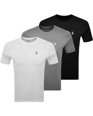 Luke 1977 Johnys 3 Pack T Shirts - Black