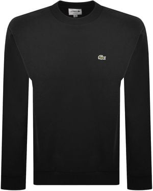 Lacoste Crew Neck Sweatshirt - Black