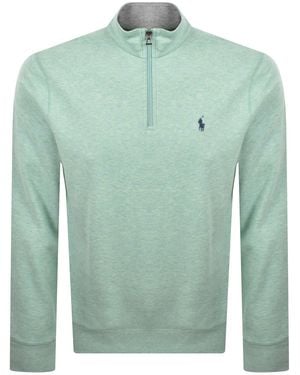 Ralph Lauren Quarter Zip Sweatshirt - Green
