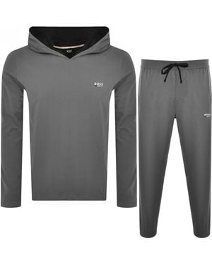 BOSS BUSINESS Boss Oliver Hooded Tracksuit - Gray