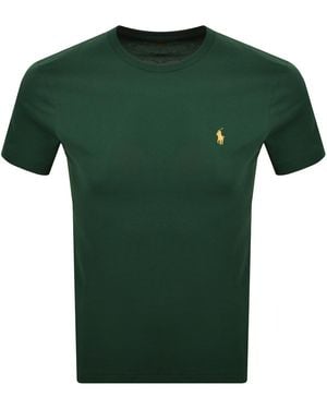 Ralph Lauren Short Sleeve Slim Fit T Shirt - Green