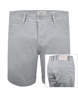 Replay Rbj 981 Shorts Pale - Grey
