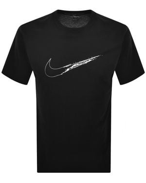 Nike Training Dri Fit Logo T Shirt - Black