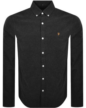Farah Farah Steen Long Sleeve Shirt - Black