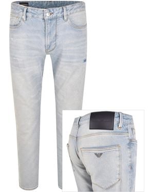 Armani Emporio J06 Slim Fit Jeans - Blue